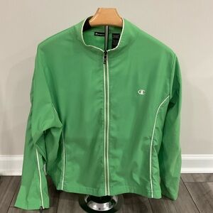 Vintage Champion Lime Green Track Jacket